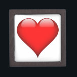 Red Heart Love Jewelry Box<br><div class="desc">Brilliant Color Tones Digital Art Images and Computer Graphic Artworks</div>
