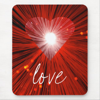 Red Heart 'Love' mousepad
