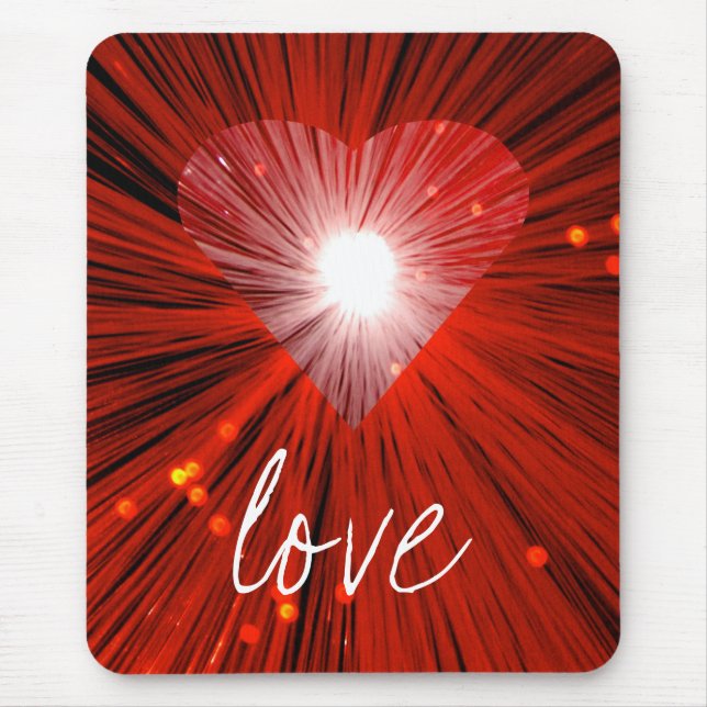 Red Heart 'Love' mousepad (Front)