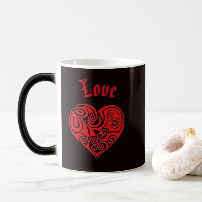 Red Heart Love Mug