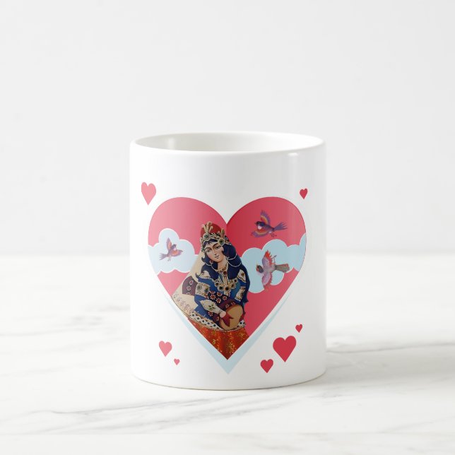 Red Heart Love Mug (Center)