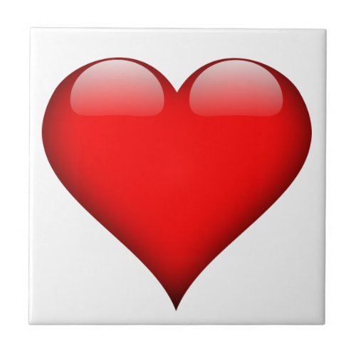 Red Heart Love Tile