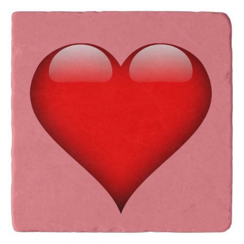 Red Heart Love Trivet