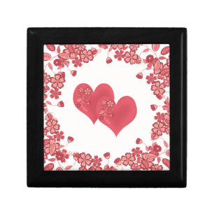 red heart love Valentine's day Gift Box
