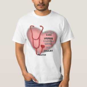 Red Heart LVN Nurse T-Shirt