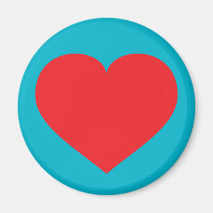 Red heart magnet