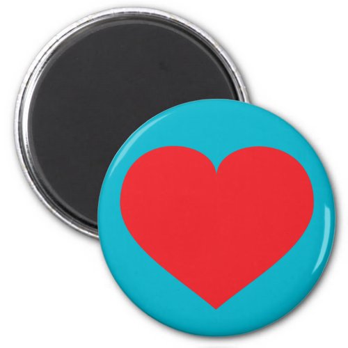 Red heart magnet