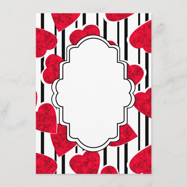 Red heart menu (Front)