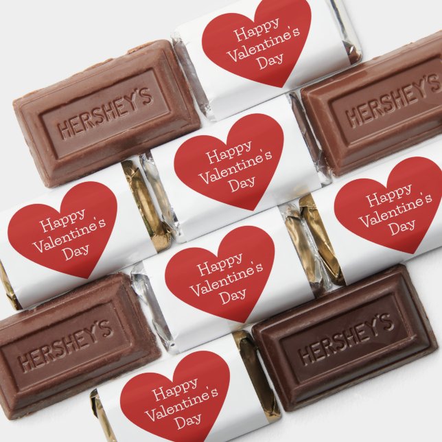 Red Heart Message  Hershey's Miniatures (Assorted)