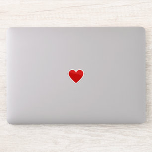 Red Heart Modern Minimalist Simple Love Vinyl Sticker