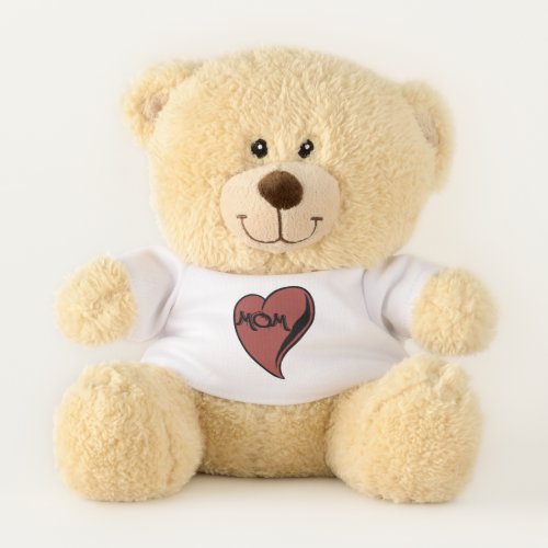 Red heart MOM Teddy Bear