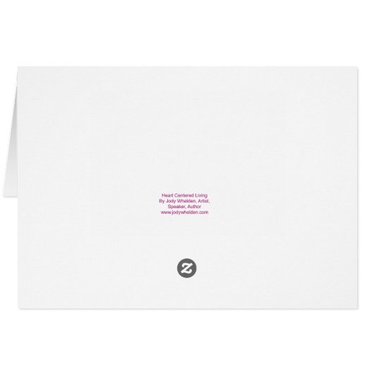 Red Heart on BLUE FIELD (Back Horizontal)