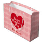 Red heart on pink name