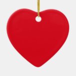 Red Heart Ornament at Zazzle