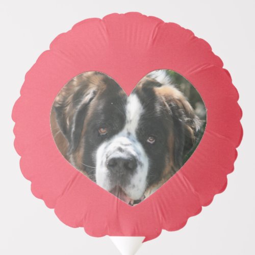 Red Heart Photo Frame Balloon