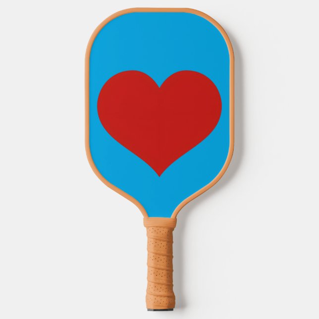 Red Heart  Pickleball Paddle (Front)