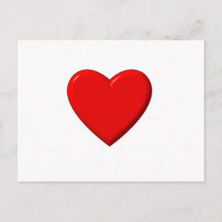 Red Heart Postcard