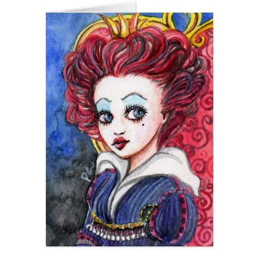 Red Heart Queen Card | Zazzle