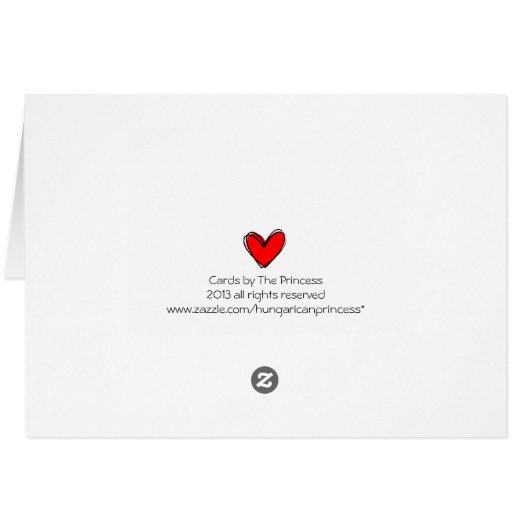 Red Heart Reminder (Back Horizontal)