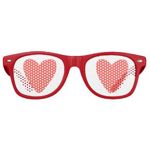 Red Heart Romance Retro Sunglasses