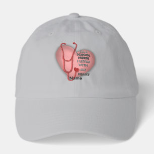 Red Heart School Nurse Hat