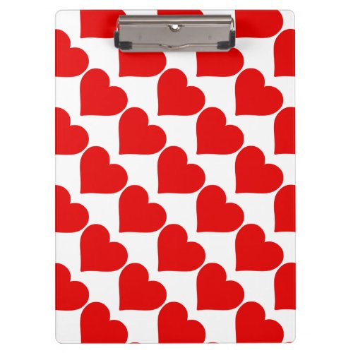 Red Heart Shape Love Classic Simple Minimalism Clipboard