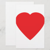 red heart sign (Front/Back)