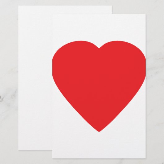 red heart sign (Front/Back)