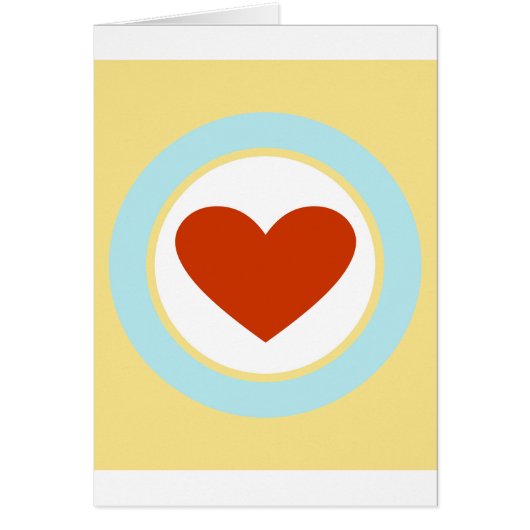 Red Heart Simple Cards (Front)