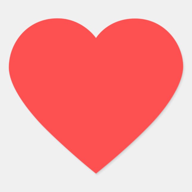 Red Heart Sticker (Front)