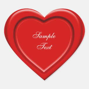 Red Heart Sticker