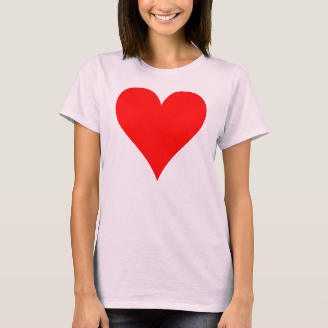 red heart T-Shirt (Front)