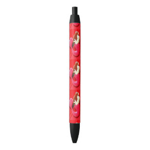 red heart-tailed mermaids pen