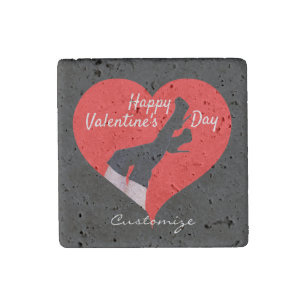Red Heart Thigh-high Boots Valentine Thunder_Cove Stone Magnet