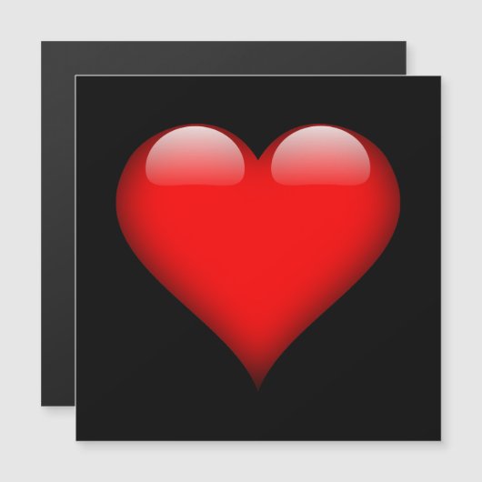 Red Heart Trendy Love Wedding (Front/Back)