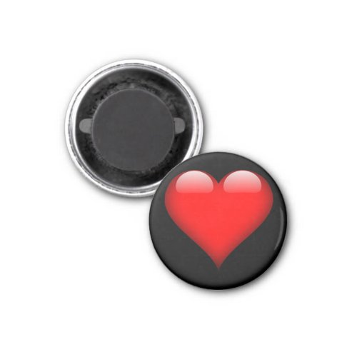 Red Heart Trendy Love Wedding Magnet