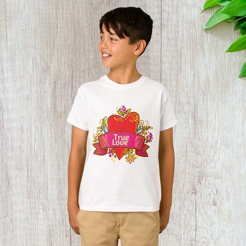 Red Heart True Love T_Shirt