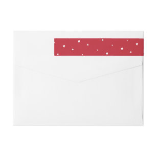 Christmas wrap around address labels
