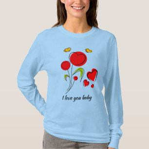 Red heart Valentine T-Shirt