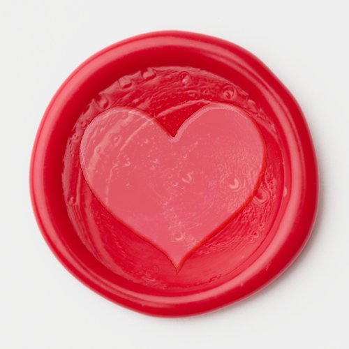 Red Heart Valentine Wax Seal Wax Seal Sticker