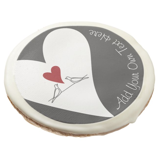 Red Heart White Doves In Love Couple Personalized