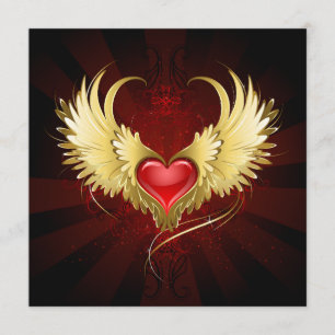 Red Heart with Golden Wings Program