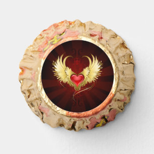 Red Heart with Golden Wings Reese's Peanut Butter Cups