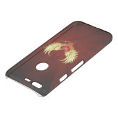 Red Heart with Golden Wings Uncommon Google Pixel Case (Top)