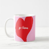 Je t'aime I love you in French Chic  Coffee Mug | Zazzle