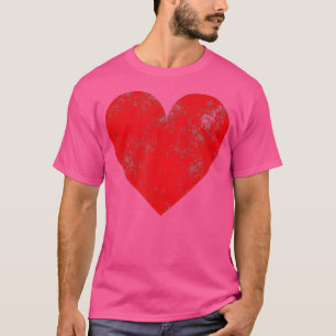 Red Heart Women Men Kids Love Cute Valentines Day T-Shirt