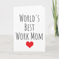 Red Heart  World's Best Work Mom