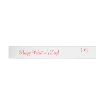 Red Heart Wrap Around Label by Frankipeti at Zazzle