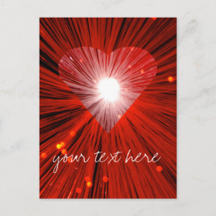 Red Heart 'Your Text' postcard