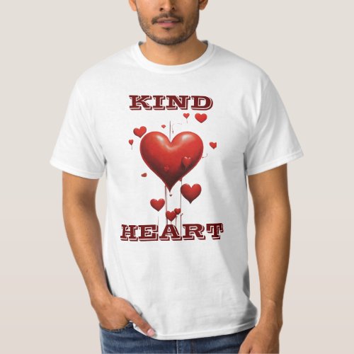 Red Heartbeat Love Point T_Shirt